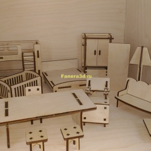 Мебель кукольная классика