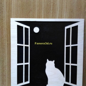 Картина Кот на окне